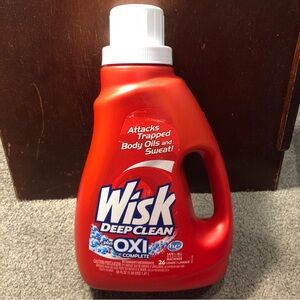 Wisk Deep Clean HE Laundry Detergent Plus OXI Complete 26 Loads 50oz